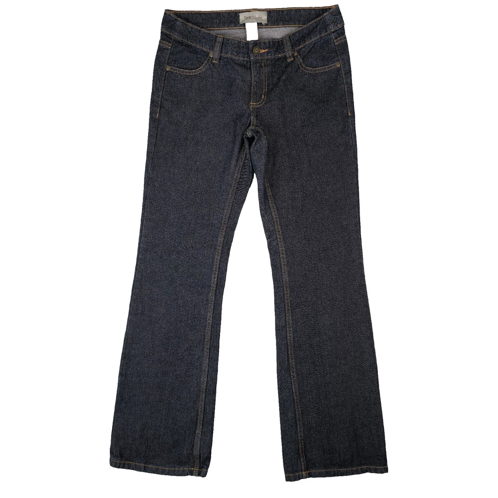 Tex By Max Azria Jeans Womens 2 Bootcut Dark Wash Blue Denim Low Rise 29x31